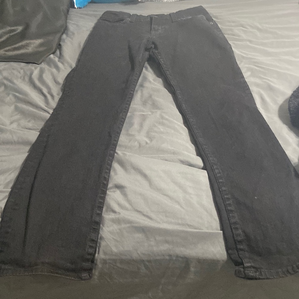 True Religion black Ricky Relaxed straight jeans size 31
